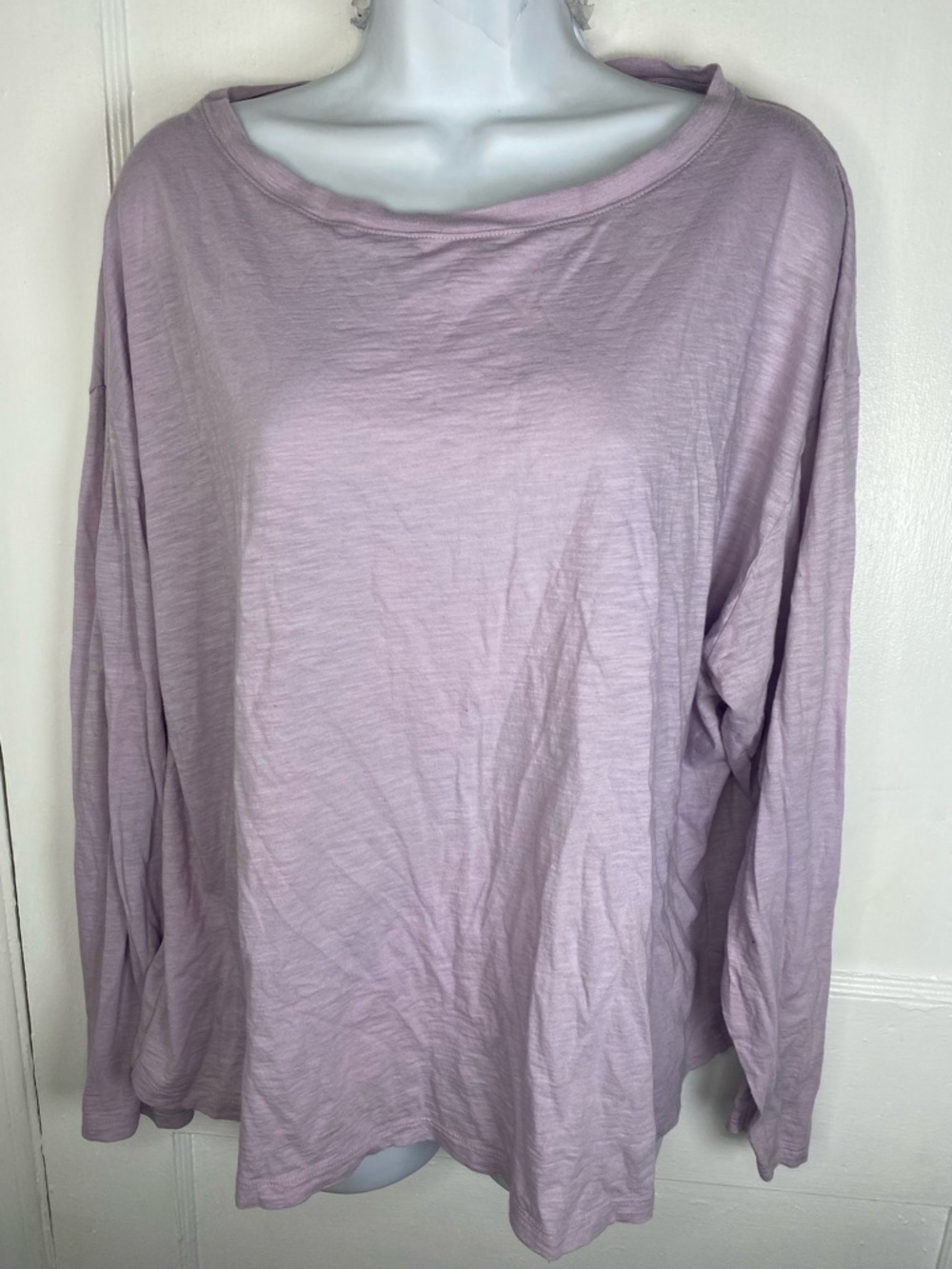Vince 2X Pastel Lavender Crewneck Tee